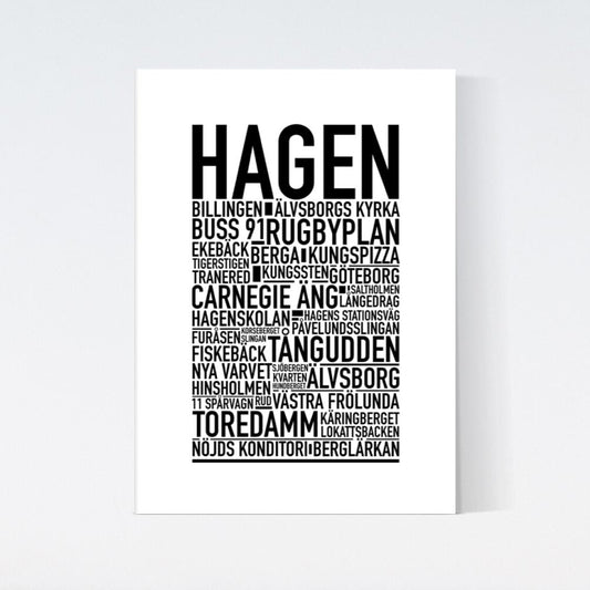 Hagen Text Poster