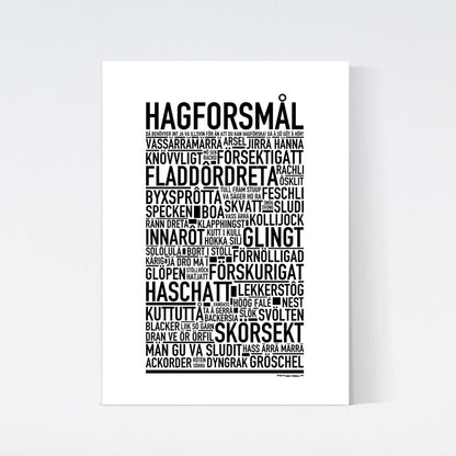 Hagforsmål Dialekt Text Poster