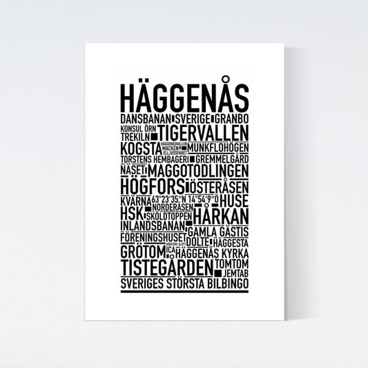 Häggenås Text Poster