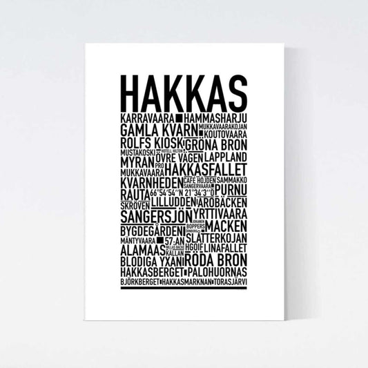 Hakkas Text Poster