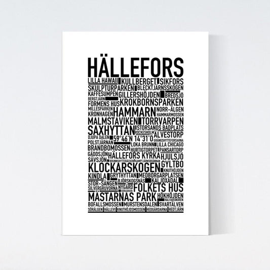 Hällefors Text Poster