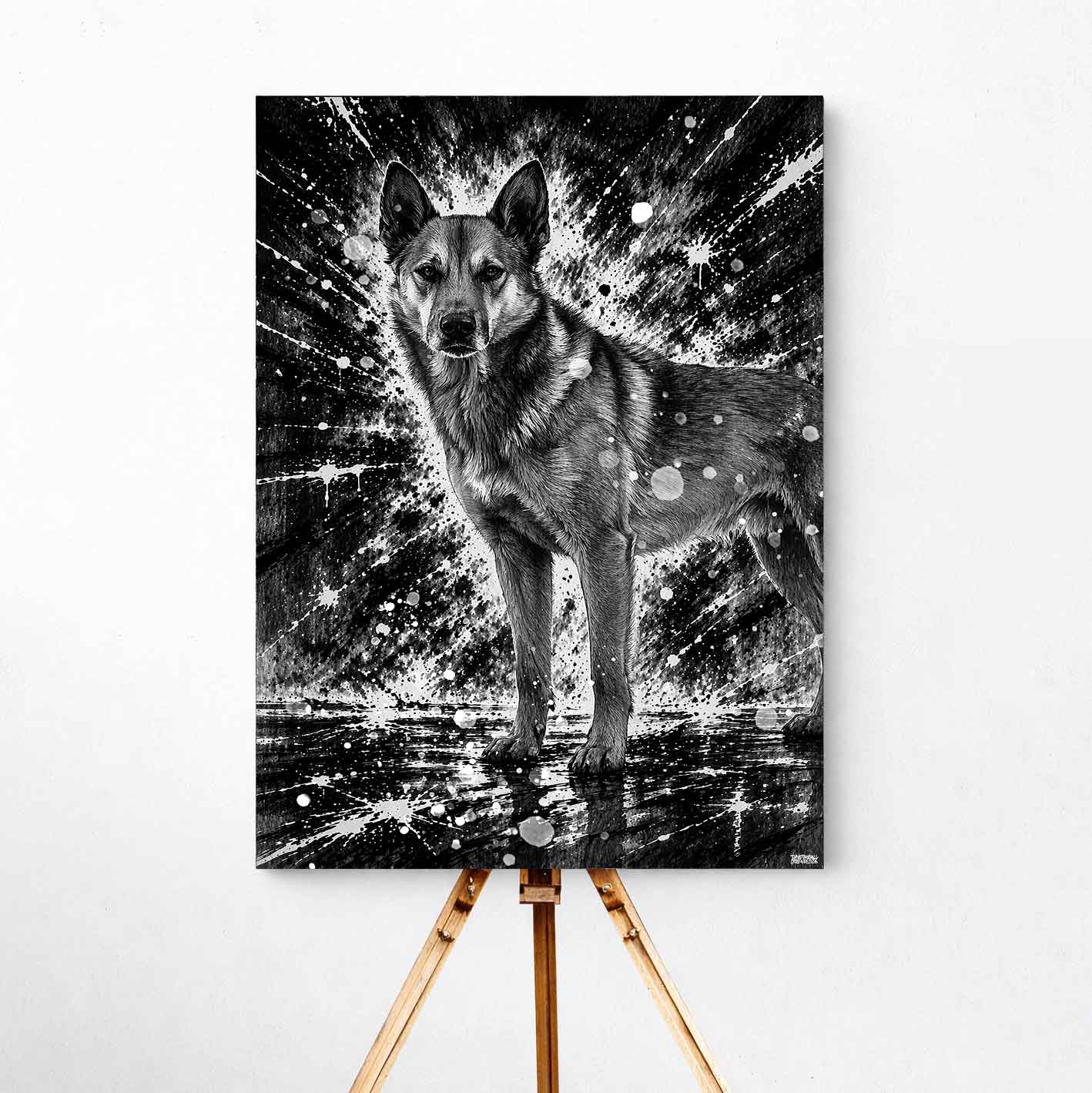 Hälleforshund Canvas