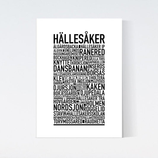 Hällesåker Text Poster
