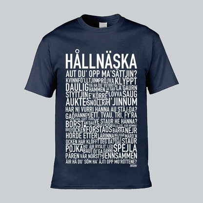 Hållnäska Dialekt Text T-shirt