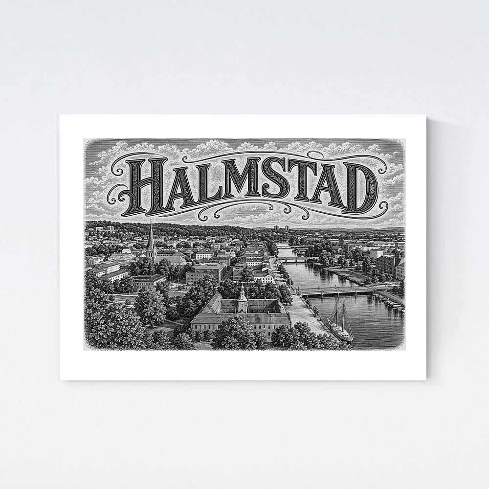 Halmstad Nostalgi Poster