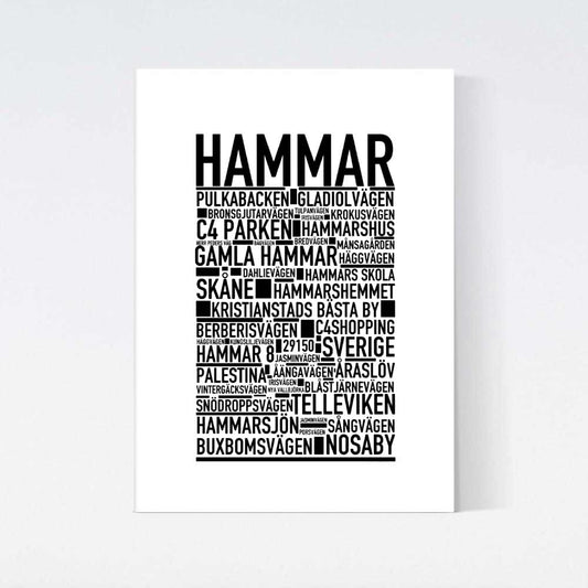 Hammar Text Poster