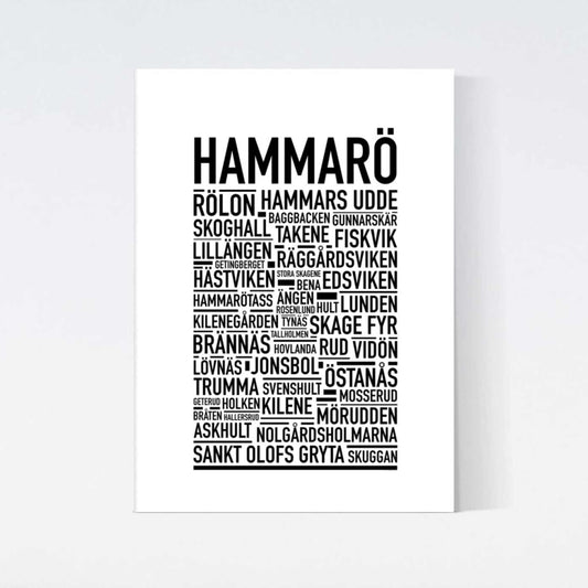 Hammarö Text Poster