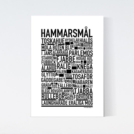 Hammarsmål Dialekt Text Poster