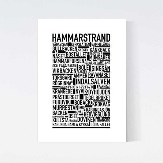 Hammarstrand Text Poster
