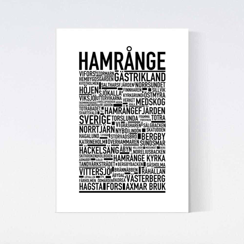 Hamrånge Text Poster