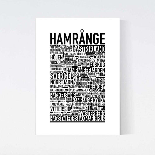 Hamrånge Text Poster