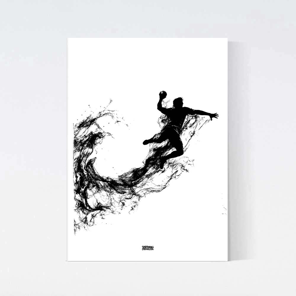 Handboll Spelare Man Poster
