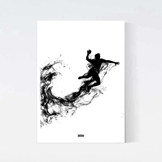Handboll Spelare Man Poster