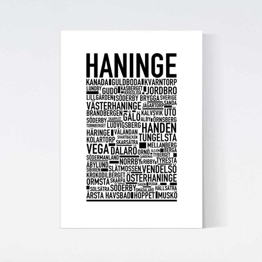 Haninge Text Poster
