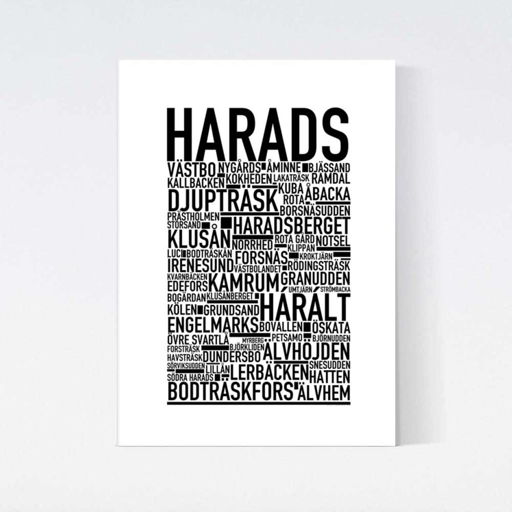 Harads Text Poster