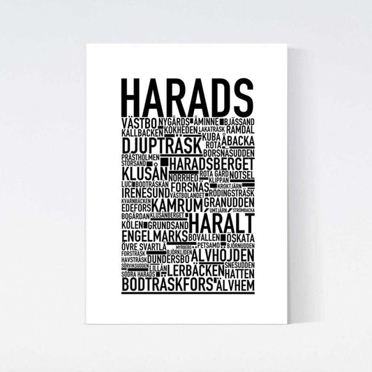 Harads Text Poster