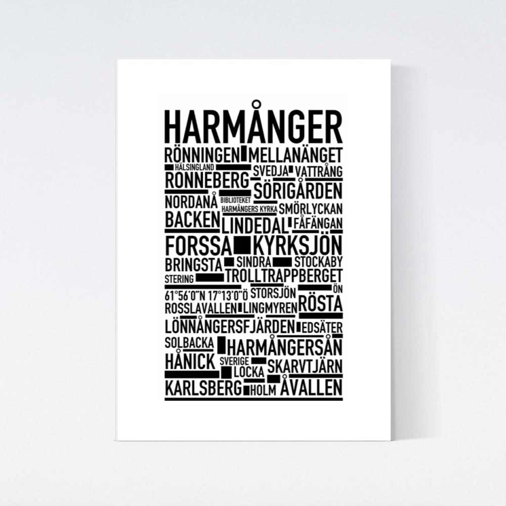 Harmånger Text Poster