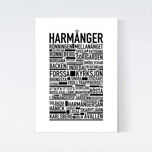 Harmånger Text Poster