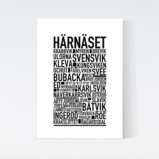 Härnäset Text Poster