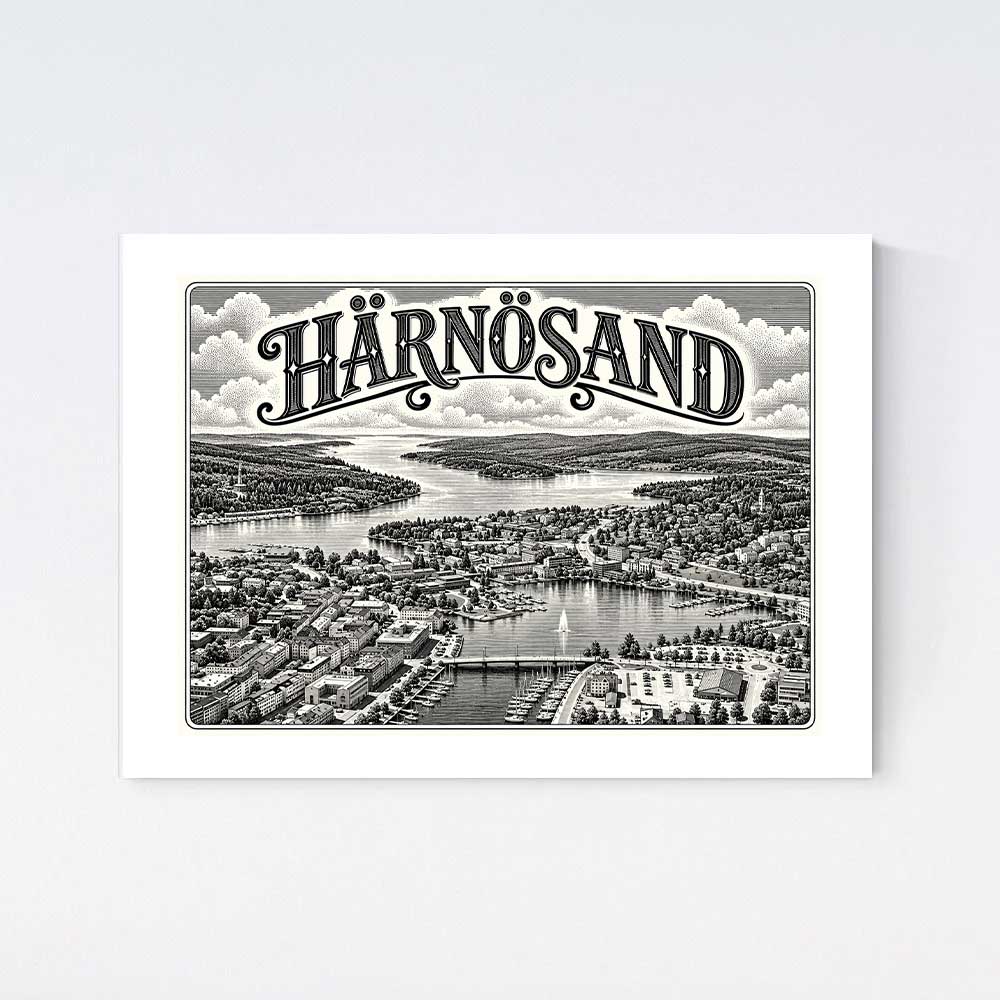 Härnösand Nostalgi Poster