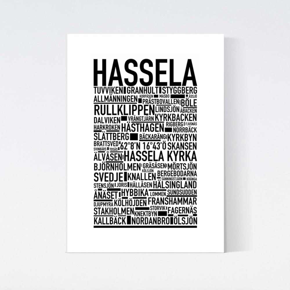 Hassela Text Poster