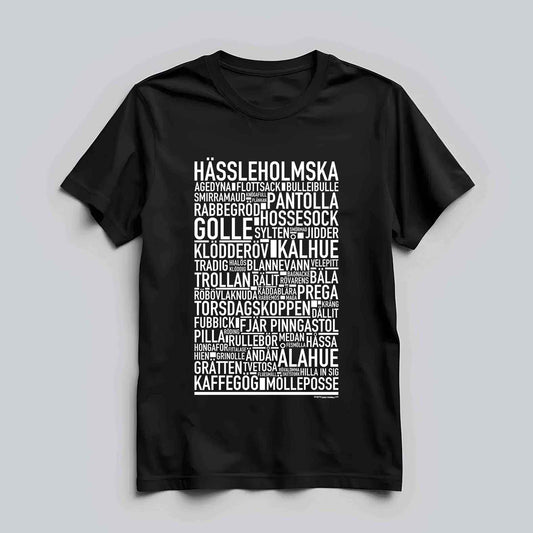 Hässleholmska Dialekt Text T-shirt