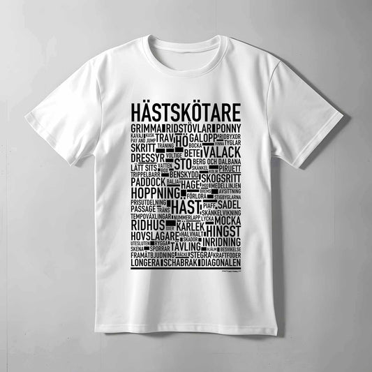 Hästskötare Text T-shirt