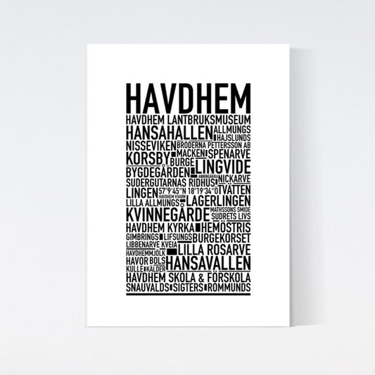 Havdhem Text Poster