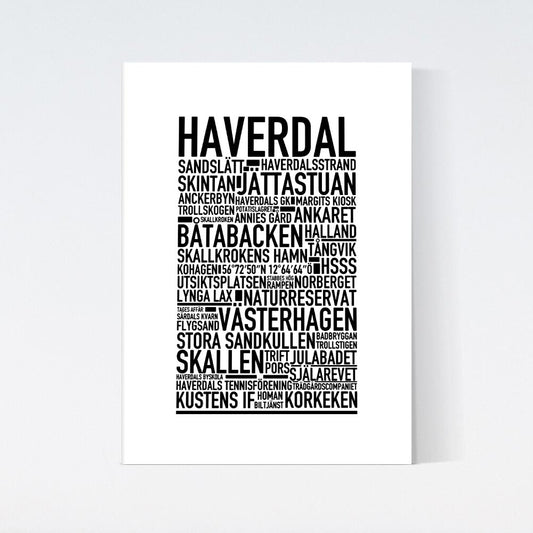 Haverdal Text Poster