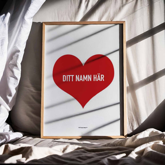 Valfri Love Heart Poster