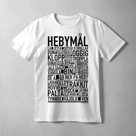 Hebymål Dialekt Text T-shirt