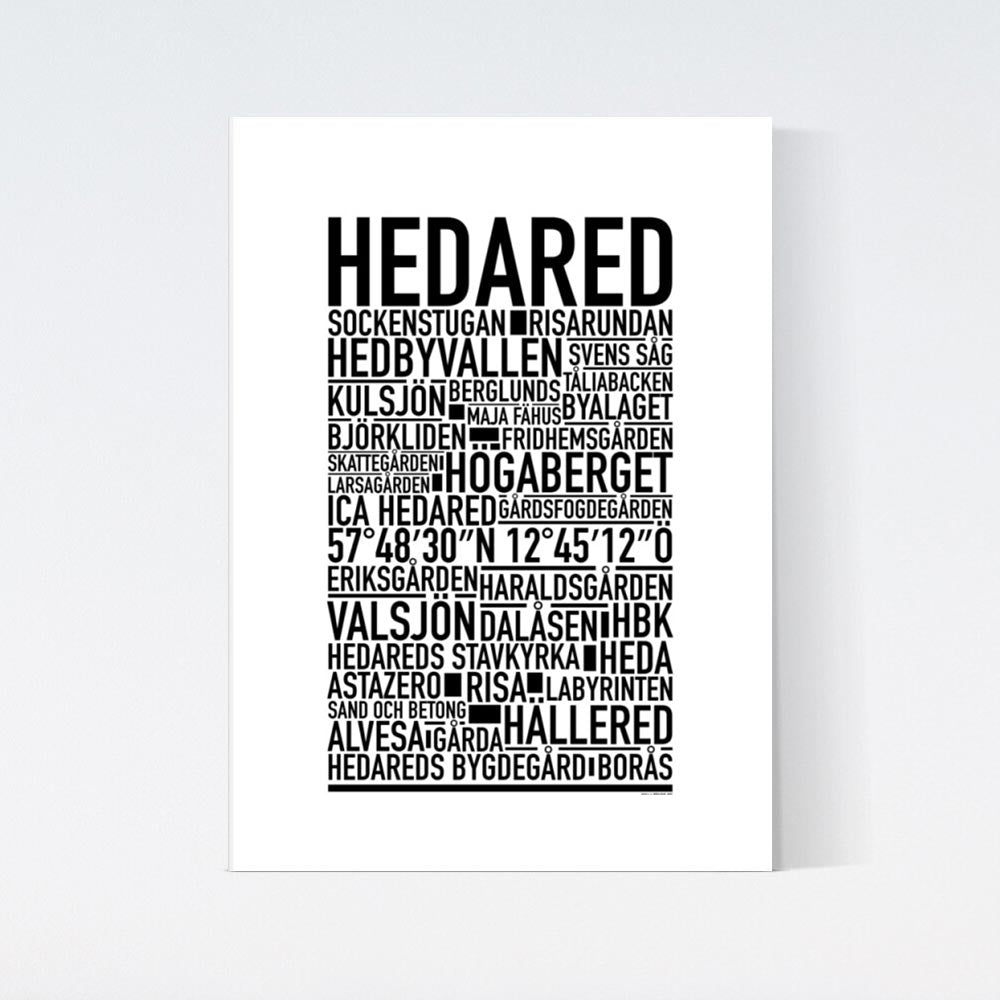 Hedared Text Poster