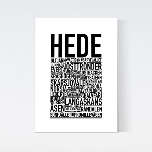 Hede Text Poster