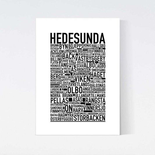 Hedesunda Text Poster