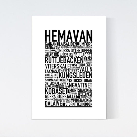 Hemavan Text Poster