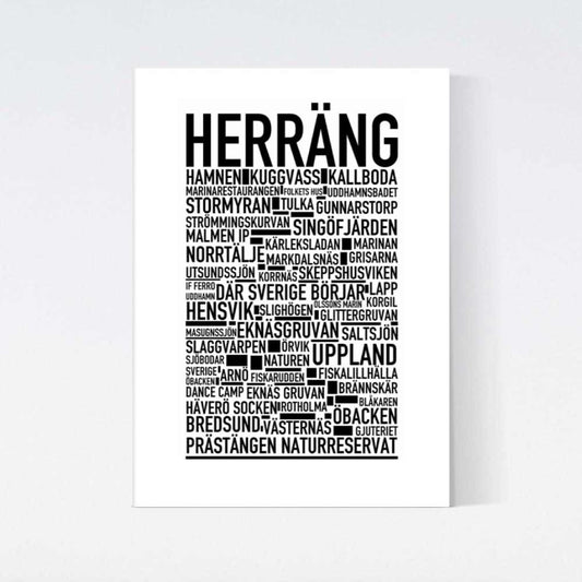 Herräng Text Poster