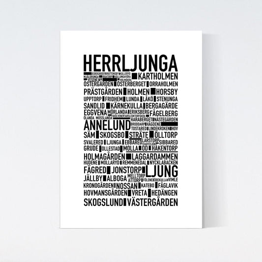 Herrljunga Text Poster