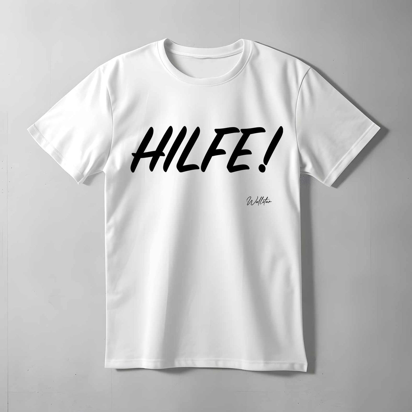 Hilfe Text T-shirt