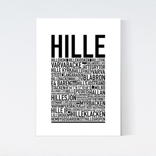 Hille Text Poster
