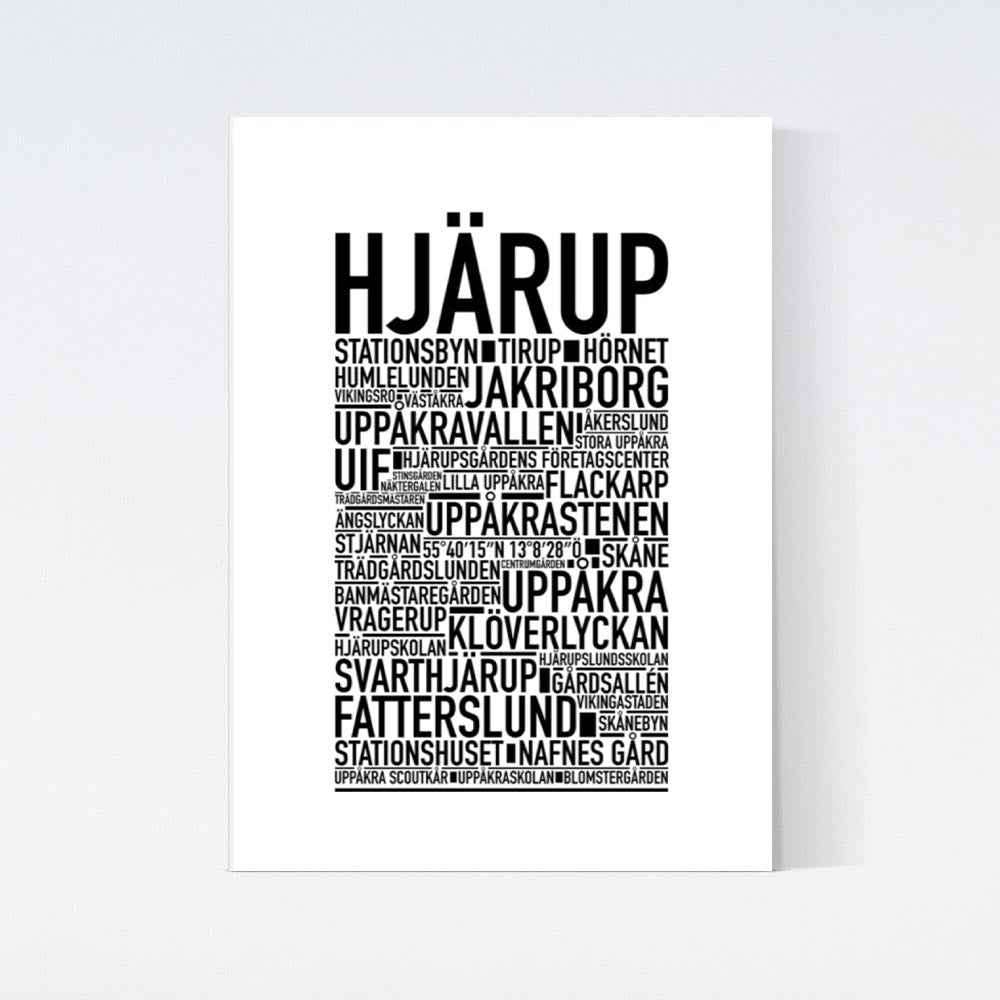 Hjärup Text Poster