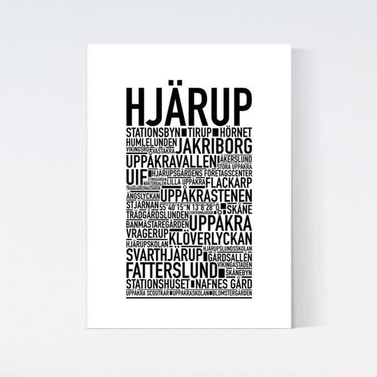 Hjärup Text Poster