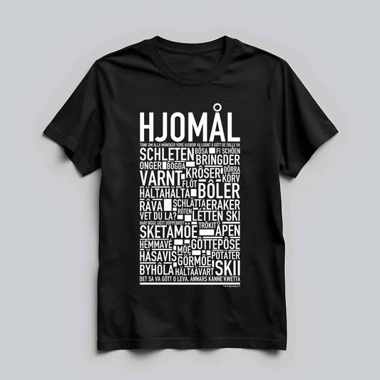 Hjomål Dialekt Text T-shirt