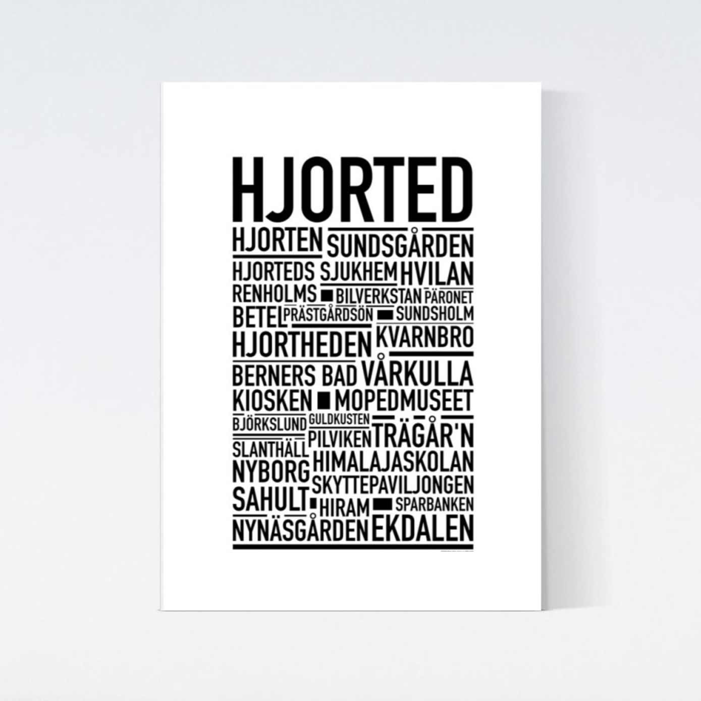 Hjorted Text Poster