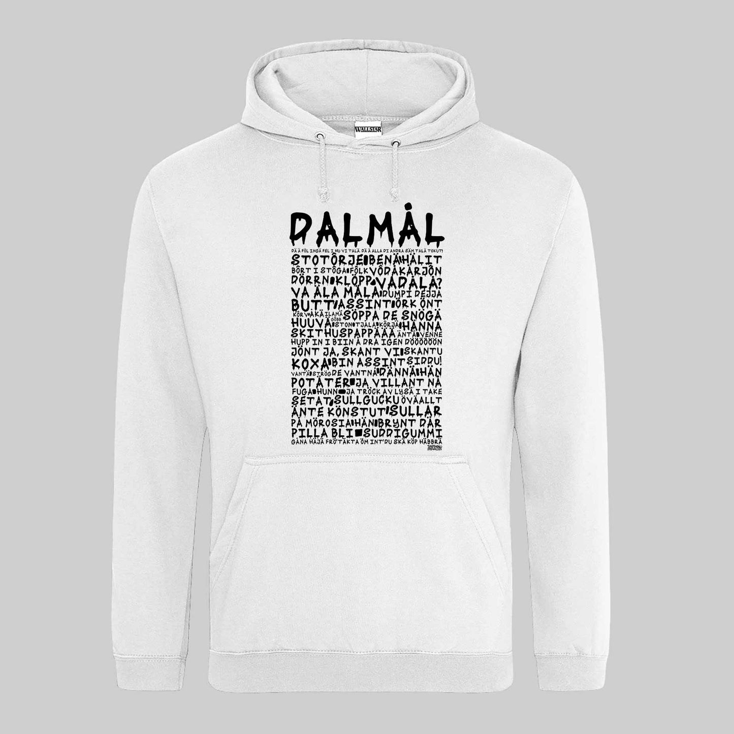 Dalmål Graffiti Dialekt Text Hoodie