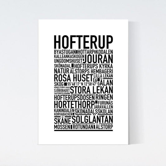 Hofterup Text Poster