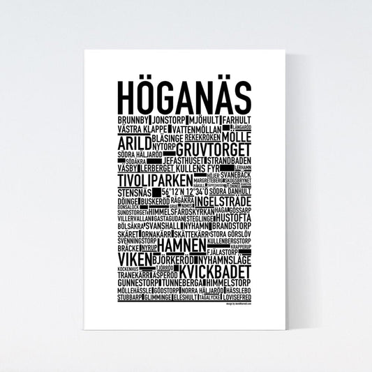 Höganäs Text Poster