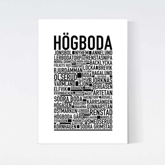 Högboda Text Poster