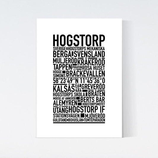 Hogstorp Text Poster
