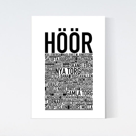 Höör Text Poster