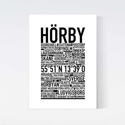 Hörby Text Poster